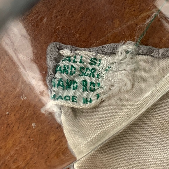 Vintage Coach Lantern Street Light Pure Silk Scarf Hand Screened Hand Rolled - Picture 7 of 9